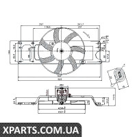 Вентилятор радіатора Nissens 85712