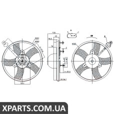 Вентилятор радиатора Nissens 85759