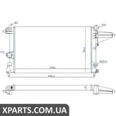 Радіатор Nissens 632231