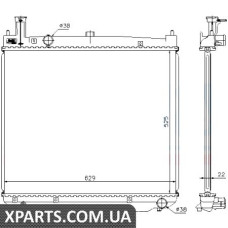 Радіатор Nissens 64649A