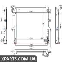 Радіатор Nissens 628965