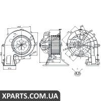 Вентилятор обігрівача Nissens 87025