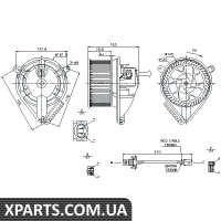 Вентилятор обігрівача Nissens 87039
