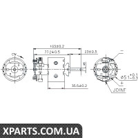 Вентилятор обігрівача Nissens 87097