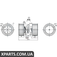 Вентилятор пiчки електро Nissens 87114