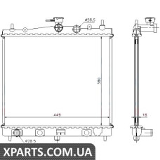 Радіатор Nissens 62902A