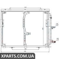 Радіатор кондиціонера Nissens 94330