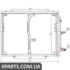 Радіатор кондиціонера Nissens 94330