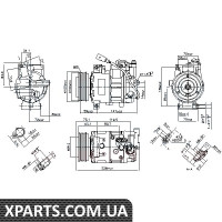Компрессор кондиціонера Nissens 890048