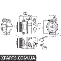 Компресор кондиціонера Nissens 89039