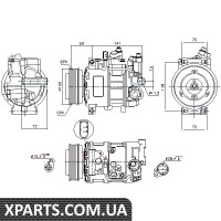Компресор кондиціонера Nissens 89052