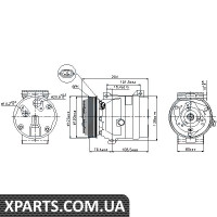 Компресор кондиціонера Nissens 89063