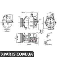 Компресор кондиціонера 09-2.0TDI/Crafter Nissens 890633