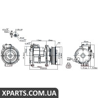 Компресор кондиціонера Nissens 89084