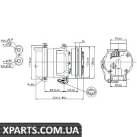 Компресор кондиціонера Nissens 89108