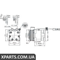 Компресор кондиціонера Nissens 89139