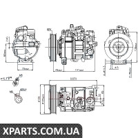 Компресор кондиціонера Nissens 89209
