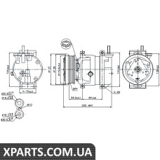 Компресор кондиціонера Nissens 89221