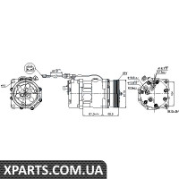 Компрессор кондиціонера Nissens 89224