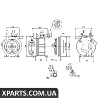 Компресор кондиціонера Nissens 89273