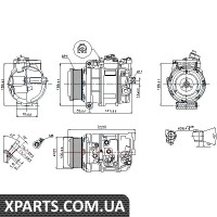 Компресор кондиціонера Nissens 89412