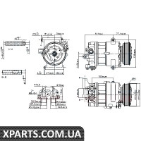 Компрессор кондиціонера Nissens 89590