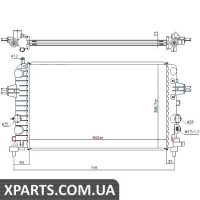 Радіатор Nissens 63028A