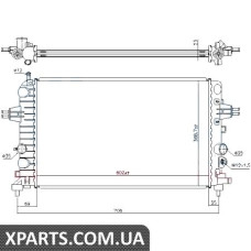 Радіатор Nissens 63028A