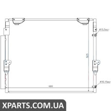 Радіатор кондиціонера Nissens 940304