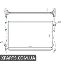 Радіатор Nissens 62044A
