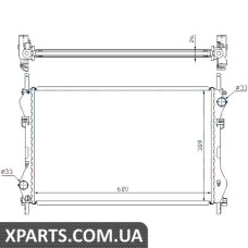 Радiатор Nissens 62044A