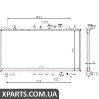 Радіатор Nissens 62482A