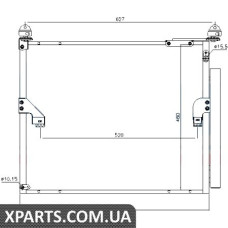 Радіатор кондиціонера Nissens 940508