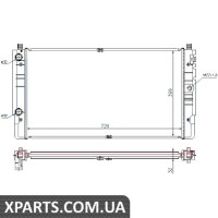 Радіатор Nissens 65238A