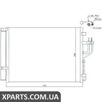 Радіатор кондиціонера Nissens 940353