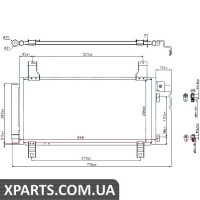 Радіатор кондиціонера Nissens 94792