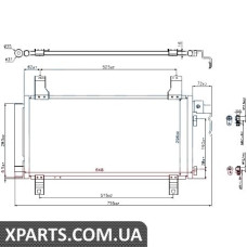 Радіатор кондиціонера Nissens 94792