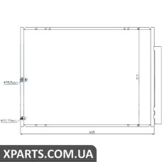 Радіатор кондиціонера Nissens 940297