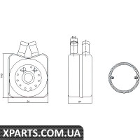 Радіатор масляний AUDI SEAT SKODA VW пр-во Nissens Nissens 90606