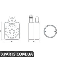Радіатор охолодження Nissens 90608