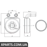 Олійний радіатор First Fit Nissens 90650