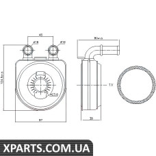 Олійний радіатор First Fit Nissens 90650