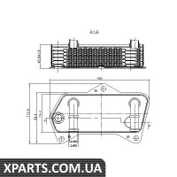 Радіатор масляний Nissens 90653