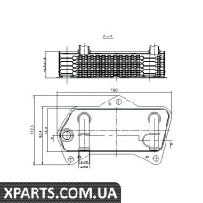 Радіатор масляний Nissens 90653