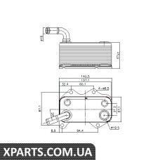 Радіатор масляний Nissens 90660