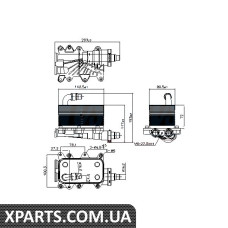 Pадиатор масляный Nissens 90673