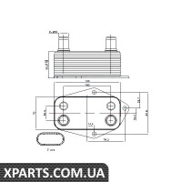 Радіатор масляний Nissens 90675