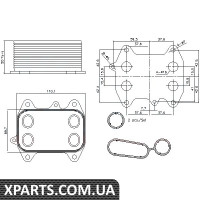 Корпус масляного фільтра VW 1.6TDI/1.9TDI/2.0TDI 09- NISSENS 90681