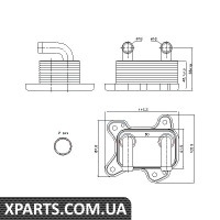 Радіатор масляний Nissens 90682
