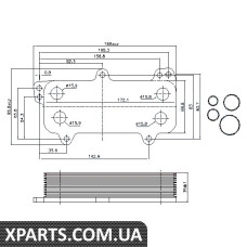 Радіатор охолодження Nissens 90684